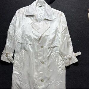 Utex White Trench Coat